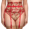 Rosewyn Suspender Flame 2 Rosewyn Suspender Flame -Fashion Lingerie Store DitaVonTeeseRosewynSuspenderD46044Flame 2