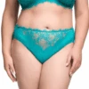Zsa Zsa High Cut Brief Peacock -Fashion Lingerie Store DitaVonTeeseZsaZsaHighCutBriefPeacockD210541