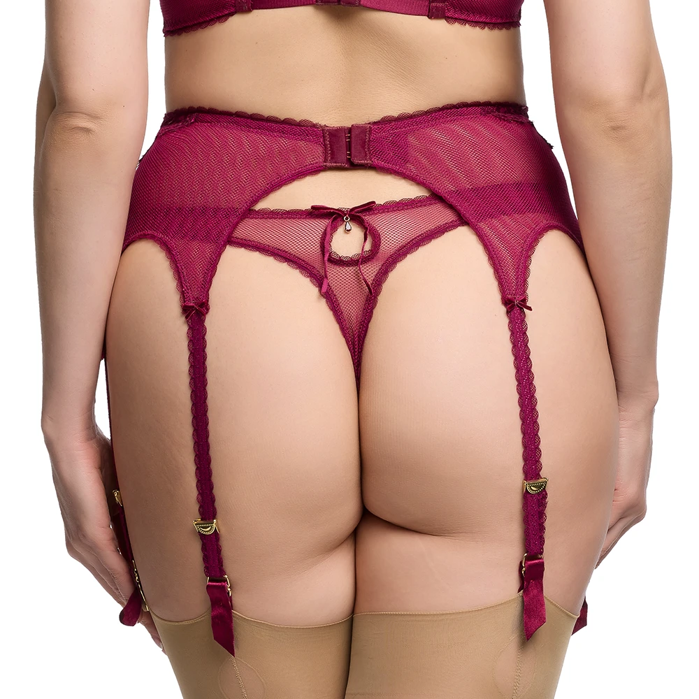 Zsa Zsa Suspender Mulberry 4 Zsa Zsa Suspender Mulberry - Image 2