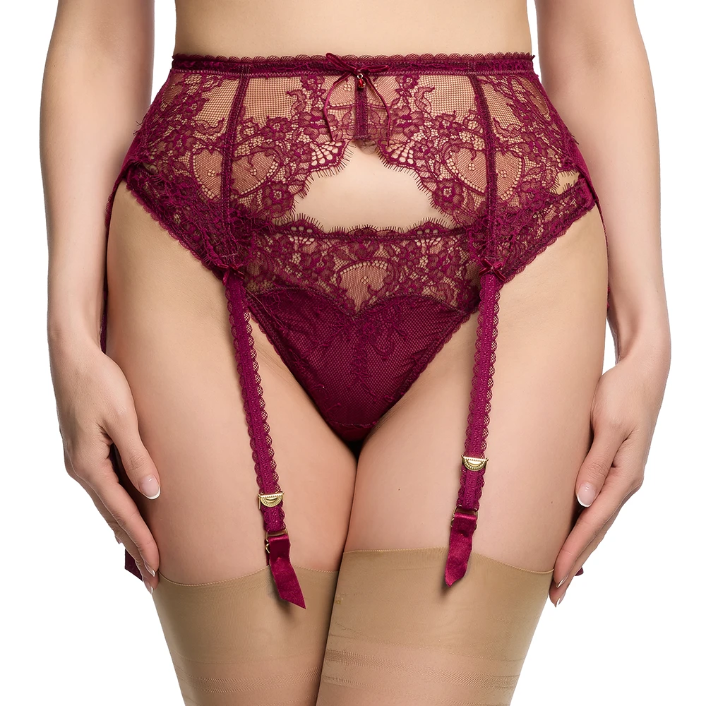 Zsa Zsa Suspender Mulberry 3 Zsa Zsa Suspender Mulberry