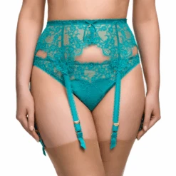 Zsa Zsa Suspender Peacock