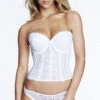 Annabel Long Bustier White 1 Annabel Long Bustier White -Fashion Lingerie Store Dominique annabel 7749 white petticoat fair f