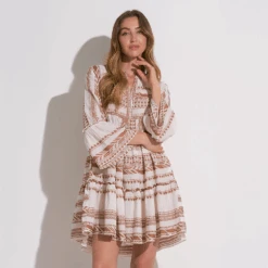 ELAN Aline Dress 9 ELAN Aline Dress -Fashion Lingerie Store ElanAlineDressCNE5570Beige 3