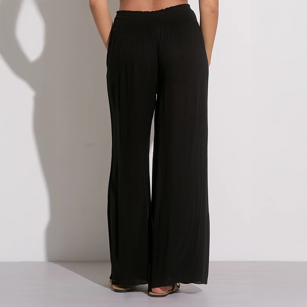 ELAN Smock Waist Wide Leg Pants 5 ELAN Smock Waist Wide Leg Pants - Image 3
