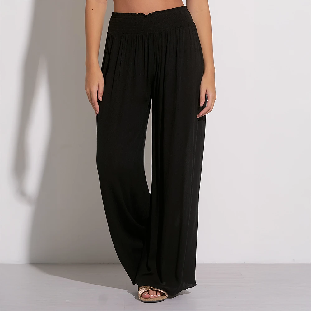 ELAN Smock Waist Wide Leg Pants 6 ELAN Smock Waist Wide Leg Pants - Image 4