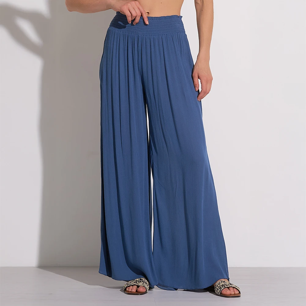 ELAN Smock Waist Wide Leg Pants 4 ELAN Smock Waist Wide Leg Pants - Image 2