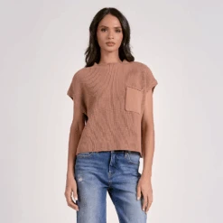 ELAN Sweater Top Mauve 7 ELAN Sweater Top Mauve -Fashion Lingerie Store ElanSweaterTopSW11480Mauve 3