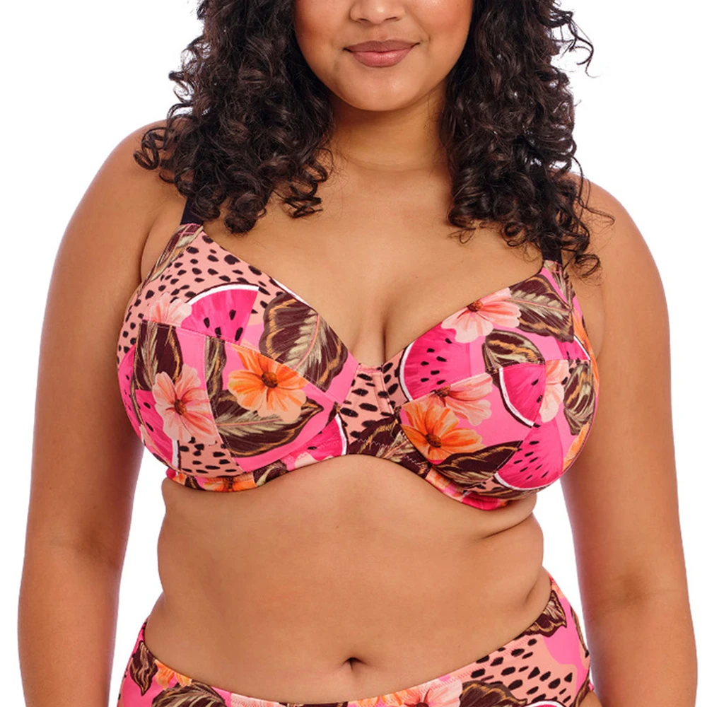 Cabana Nights Multi UW Plunge Bikini Top 3 Cabana Nights Multi UW Plunge Bikini Top