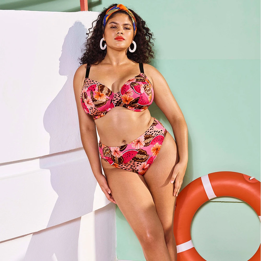 Cabana Nights Multi UW Plunge Bikini Top 6 Cabana Nights Multi UW Plunge Bikini Top - Image 4