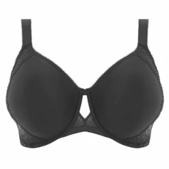 ELOMI Charley Underwire Molded Spacer Bra Black 8 ELOMI Charley Underwire Molded Spacer Bra Black -Fashion Lingerie Store ElomiCharleyUnderwireMoldedSpacerBraEL4383Black3