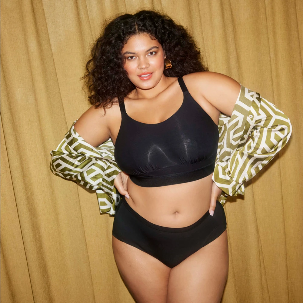 ELOMI Downtime Non Wired Bralette Black 6 ELOMI Downtime Non Wired Bralette Black - Image 4