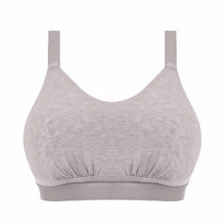 Elomi Downtime Non Wired Bralette Grey -Fashion Lingerie Store ElomiDowntimeNonWiredBraletteGreyEL301417P