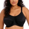 ELOMI Energise Underwire Sports Bra Black 2 ELOMI Energise Underwire Sports Bra Black -Fashion Lingerie Store ElomiEnergiseUnderwireSportsBraEL8041Black1