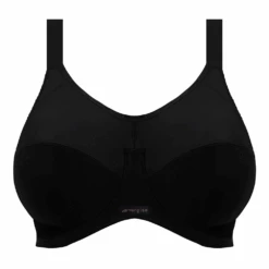 ELOMI Energise Underwire Sports Bra Black -Fashion Lingerie Store ElomiEnergiseUnderwireSportsBraEL8041Black4