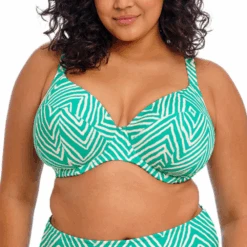 Fiji Falls Marine Uw Plunge Bikini Top