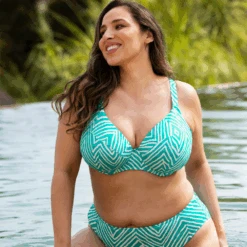 Fiji Falls Marine Uw Plunge Bikini Top -Fashion Lingerie Store ElomiFijiFallsMarineUwPlungeBikiniTopES8026024