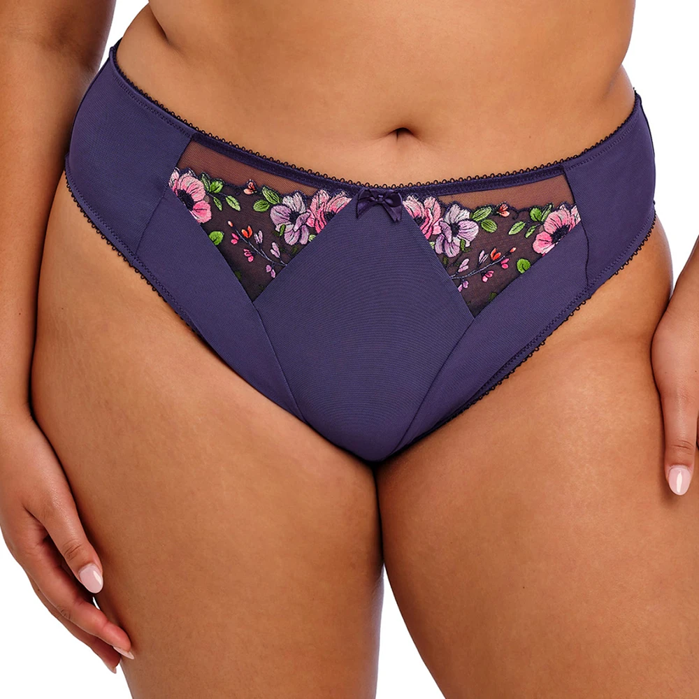 ELOMI Himari High Leg Brief Midnight 3 ELOMI Himari High Leg Brief Midnight