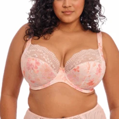 ELOMI Lucie Stretch Underwire Plunge Bra Cosmos