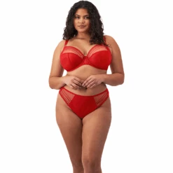 ELOMI Matilda Underwire Plunge Bra Haute Red 8 ELOMI Matilda Underwire Plunge Bra Haute Red -Fashion Lingerie Store ElomiMatildaUnderwirePlungeBraEL8900HauteRed2