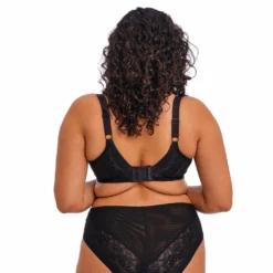 ELOMI Nerina Plunge Bra - Stretch Black 7 ELOMI Nerina Plunge Bra - Stretch Black -Fashion Lingerie Store ElomiNerinaBlackPlungeBra StretchEL302734Black 3