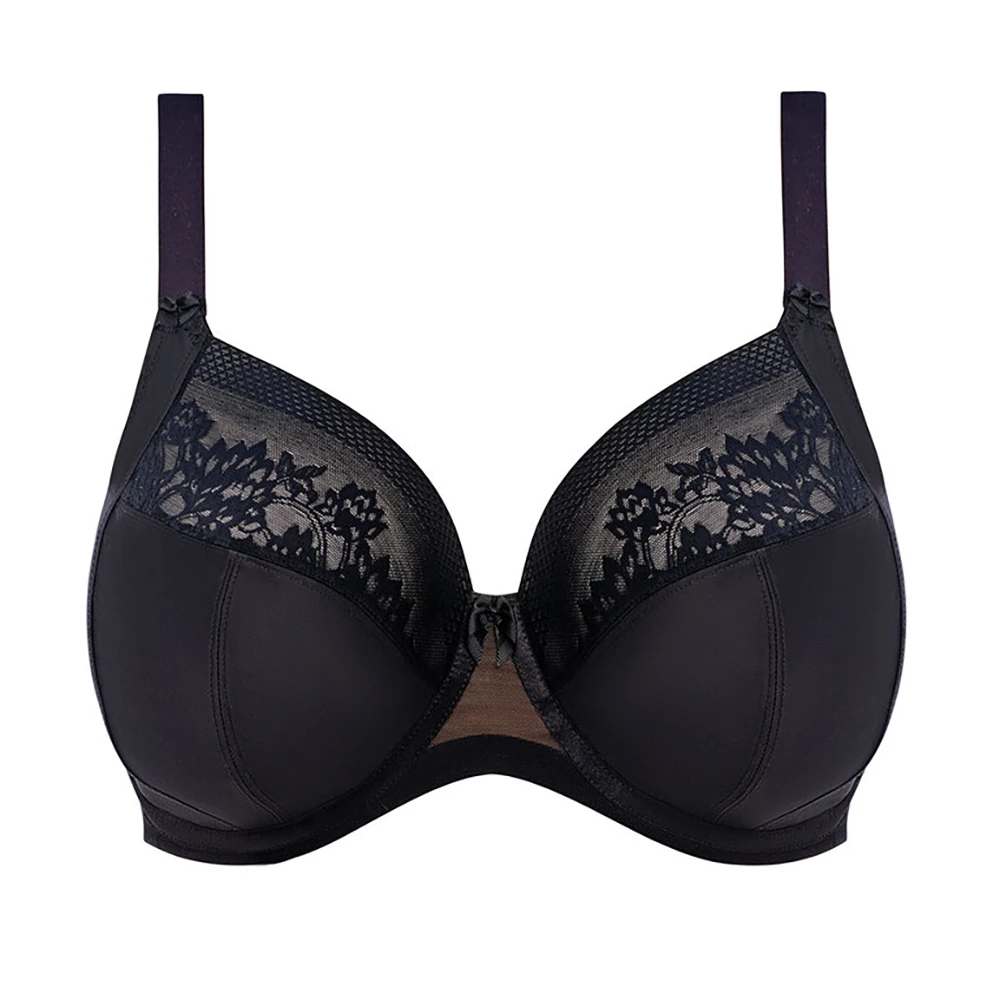 ELOMI Nerina Plunge Bra - Stretch Black 6 ELOMI Nerina Plunge Bra - Stretch Black - Image 4