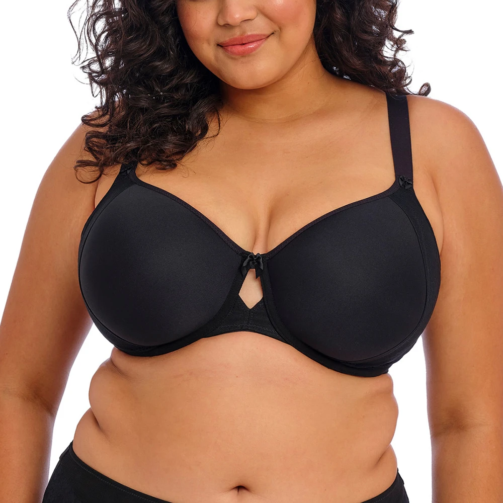ELOMI Nerina Underwire Molded Spacer Bra Black 3 ELOMI Nerina Underwire Molded Spacer Bra Black