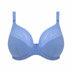 ELOMI Nerina Underwire Plunge Bra-Stretch Cornflower -Fashion Lingerie Store ElomiNerinaUnderwirePlungeBra StretchEL302734Cornflower 1