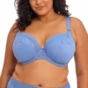 ELOMI Nerina Underwire Plunge Bra-Stretch Cornflower -Fashion Lingerie Store ElomiNerinaUnderwirePlungeBra StretchEL302734Cornflower 4