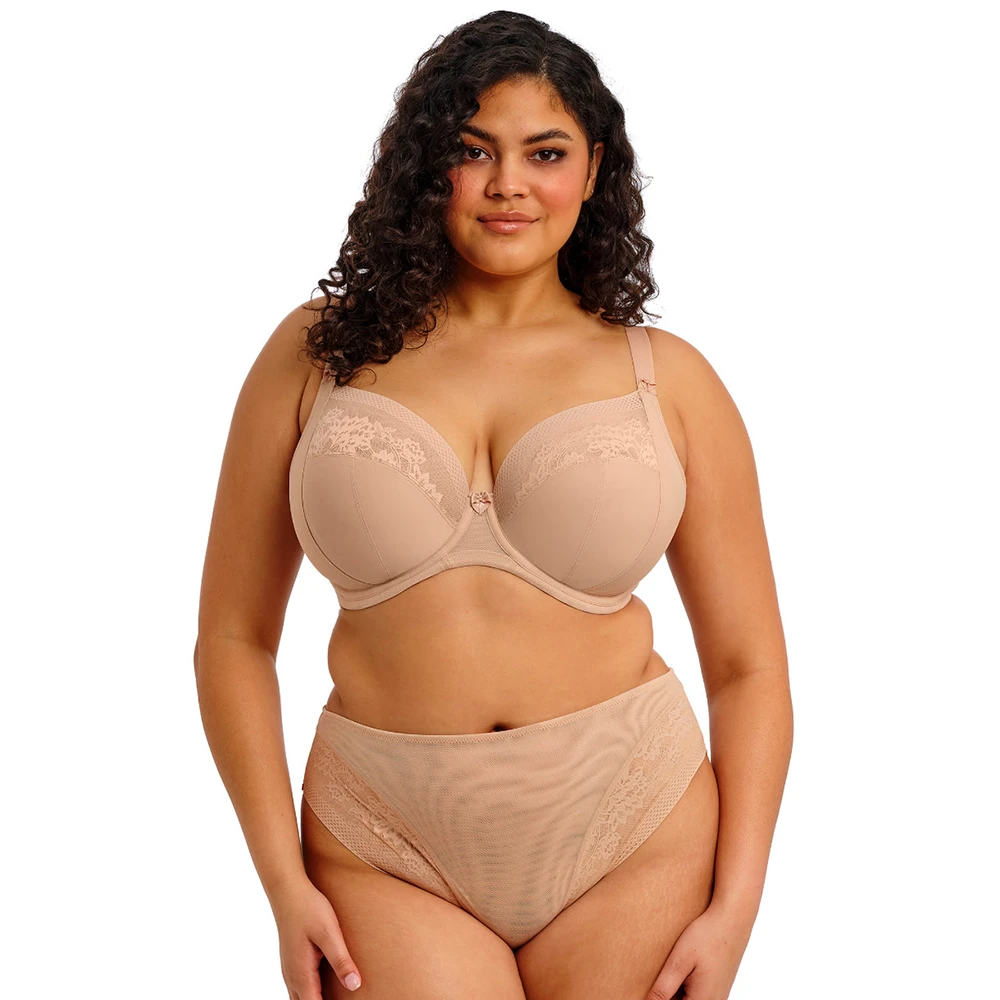 ELOMI Nerina Underwire Plunge Bra Stretch Sahara 5 ELOMI Nerina Underwire Plunge Bra Stretch Sahara - Image 3