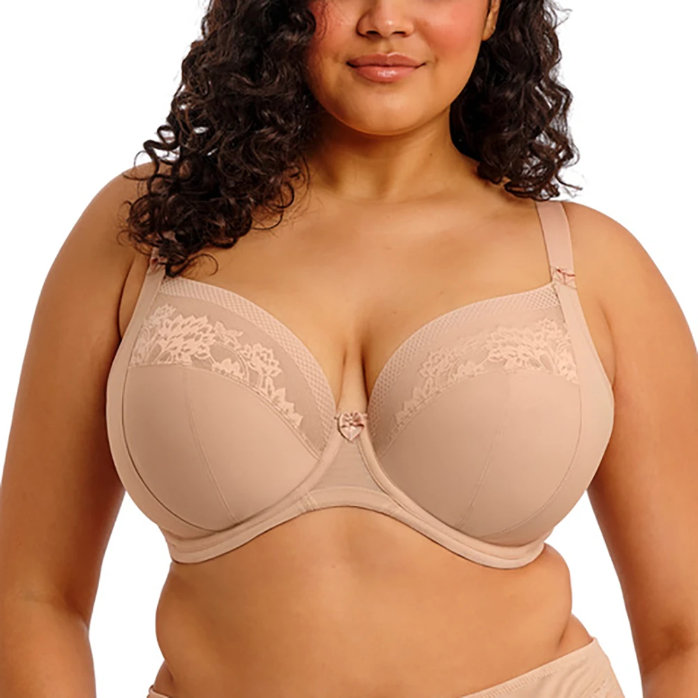 ELOMI Nerina Underwire Plunge Bra Stretch Sahara 3 ELOMI Nerina Underwire Plunge Bra Stretch Sahara