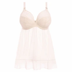 ELOMI Priya Underwire Babydoll Vanilla 7 ELOMI Priya Underwire Babydoll Vanilla -Fashion Lingerie Store ElomiPriyaUnderwireBabydollEL4551Vanilla1