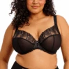 ELOMI Reja Underwire Plunge Bra Black -Fashion Lingerie Store ElomiRejaUnderwirePlungeBraEL303102Black 2