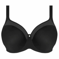 ELOMI Smooth Underwire Molded Non Padded Bra Black -Fashion Lingerie Store ElomiSmoothUnderwireMoldedNonPaddedBraEL4301Black1