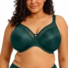 ELOMI Smooth Underwire Non Padded Bra Deep Emerald -Fashion Lingerie Store ElomiSmoothUnderwireMoldedNonPaddedBraEL4301DeepEmerald 2
