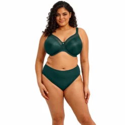 ELOMI Smooth Underwire Non Padded Bra Deep Emerald 8 ELOMI Smooth Underwire Non Padded Bra Deep Emerald -Fashion Lingerie Store ElomiSmoothUnderwireMoldedNonPaddedBraEL4301DeepEmerald 3