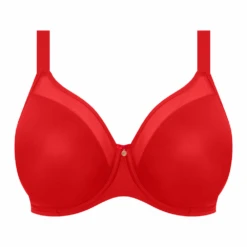 ELOMI Smooth Underwire Non Padded Bra Haute Red 9 ELOMI Smooth Underwire Non Padded Bra Haute Red -Fashion Lingerie Store ElomiSmoothUnderwireMoldedNonPaddedBraEL4301HauteRed 1