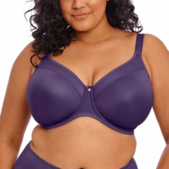 ELOMI Smooth Underwire Non Padded Bra Midnight