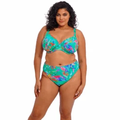 Toyama Tides Jade Mid Rise Bikini Brief 8 Toyama Tides Jade Mid Rise Bikini Brief -Fashion Lingerie Store ElomiSwimToyamaTidesJadeMidRiseBikiniBriefES802272 1
