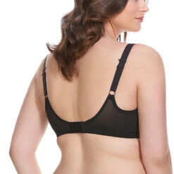 ELOMI Matilda Underwire Plunge Bra Black 7 ELOMI Matilda Underwire Plunge Bra Black -Fashion Lingerie Store Elomi Matilda Black EL8900 Petticoat Fair B2