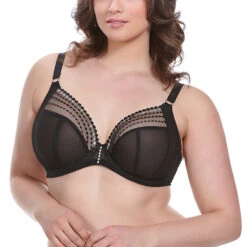 ELOMI Matilda Underwire Plunge Bra Black