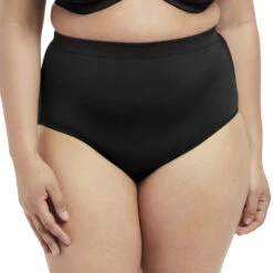 Elomi Swim Essentials High Waist Swim Bottom Es7600 Black