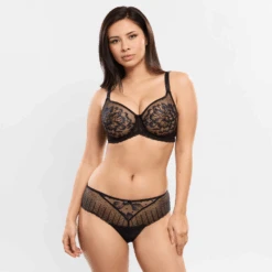 Empreinte String Amour Noir 7 Empreinte String Amour Noir -Fashion Lingerie Store EmpreinteStringAmour1225Noir 2