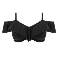 Eomi Swim Plain Sailing Bardot Bikini Top ES7283 Black -Fashion Lingerie Store EomiSwimPlainSailingBardotBikiniTopES7283Blackp