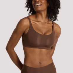 Structured Scoop Bra Basic Colors 11 Structured Scoop Bra Basic Colors -Fashion Lingerie Store EvelynandBobbieStructuredBasicScoopBraUmber 2