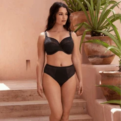 FANTASIE Demure Black 9 FANTASIE Demure Black -Fashion Lingerie Store FantasieDemureBlackMoldedNonPaddedBraFL1032114