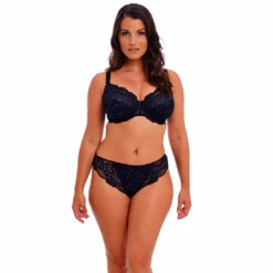 FANTASIE Emmaline Underwire Side Support Bra Midnight 8 FANTASIE Emmaline Underwire Side Support Bra Midnight -Fashion Lingerie Store FantasieEmmalineUnderwireSideSupportBraFL102701Midnight 2
