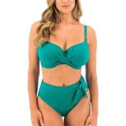 FANTASIE Ottawa High Waist Bikini Brief Jade -Fashion Lingerie Store FantasieOttawaHighWaistBikiniBriefFS6497Jade2