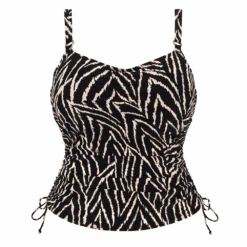 FANTASIE Silhouette Island Classic Tankini Top -Fashion Lingerie Store FantasieSilhouetteIslandClassicTankiniTopFS504551Monochrome4