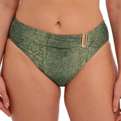 FANTASIE Maya Bay Mid Rise Bikini Brief Peridot