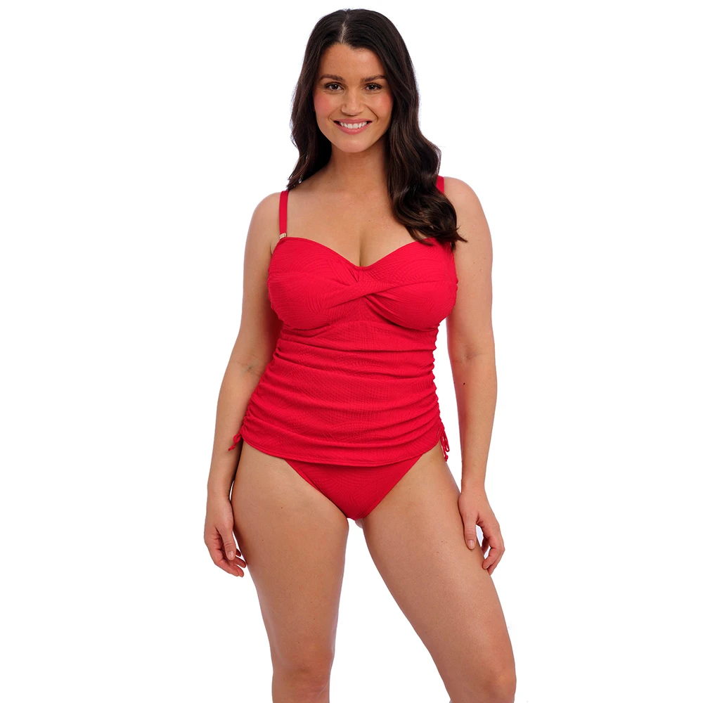 FANTASIE Ottawa Twist Front Tankini Top Radiant Red 6 FANTASIE Ottawa Twist Front Tankini Top Radiant Red - Image 4